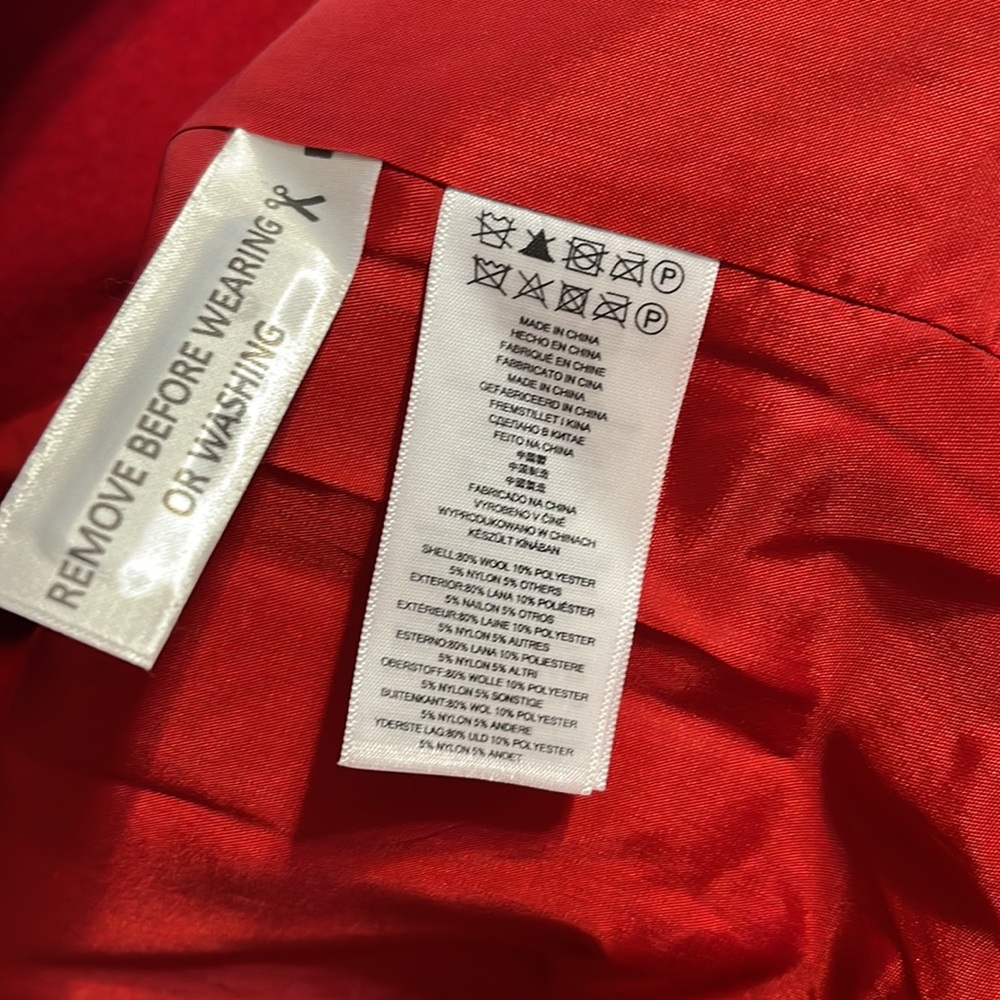NWT Michael Kors Red Coat - Picture 9 of 10